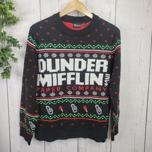 Dunder Mifflin the Office Christmas Sweater black